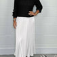 🔥👗Fall/Winter Hot Sale Set - British Elegance - Women's Solid Color Long Sleeve Pullover and Pleated Hem Dress