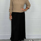 🔥👗Fall/Winter Hot Sale Set - British Elegance - Women's Solid Color Long Sleeve Pullover and Pleated Hem Dress