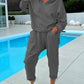 🔥👚👖 Limited Time 60% OFF🍂Women's comfytwo-piece hoodie set in plain colours