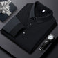 🔥👔【M-4XL】British style - elegant - winter warm wool material - men's lapel imitation two-piece knitted shirt