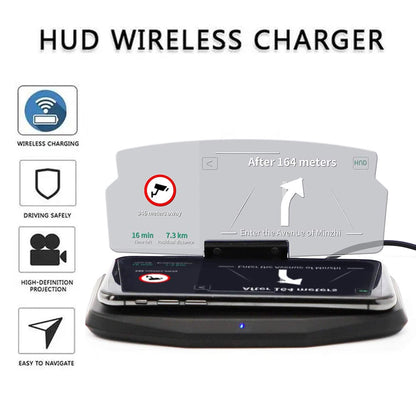 ⚡ 🚗Best Heads-Up Display + 🔋Wireless Charger