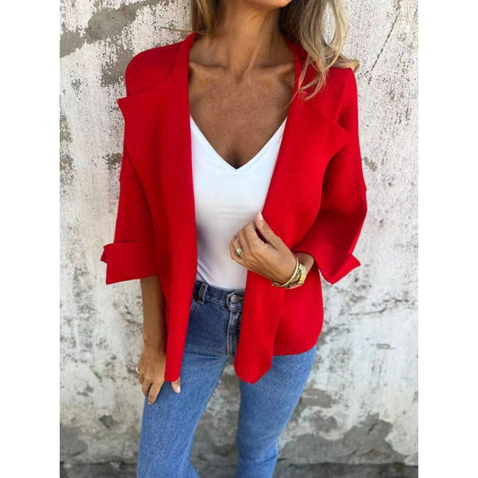 🔥🧥Autumn versatile fashion women's casual lapel coat