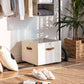 ⚡🔥 Transparent, foldable PVC shoe box, waterproof shoe organiser for the office