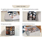 ⚡🔥 Transparent, foldable PVC shoe box, waterproof shoe organiser for the office