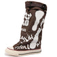 🔥👢Women's Retro Flat Slouch Mid-Calf Canvas Boots