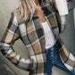 🔥🧥【XS-2XL】Autumn and Winter Special Offer - Heavy Fabric - Versatile Women's Solid Color Pocket Long Sleeve Cardigan Coat