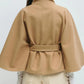 🔥🧥New Hot Sale - Winter Sale - Women's Stand Collar Shawl Coat (with Belt)