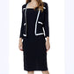 🔥👗【S-4XL】Elegant and elegant women's imitation two-piece dress