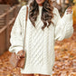 ✨🔥Autumn and winter discount oversized chunky knit sweater dress